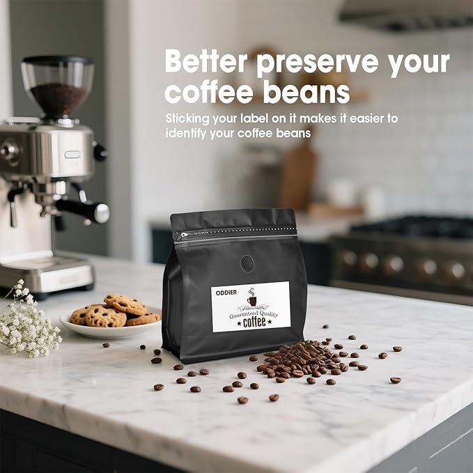 50 Count 8oz Coffee Bags with Valve,1/2 lb Vented Coffee Beans Packaging Bags High Barrier Aluminumed Foil Flat Bottom Heat Sealed Side Zipper Resealable Storage Bag for Home or Business（Black）