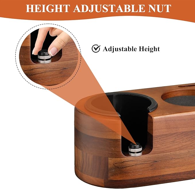 MOJAE Espresso Tamping Station,Coffee Tamper Station,Espresso Organizer Station,Fits for 51/54/58mm Portafilter,Tamper,Distributor and Puck Screen