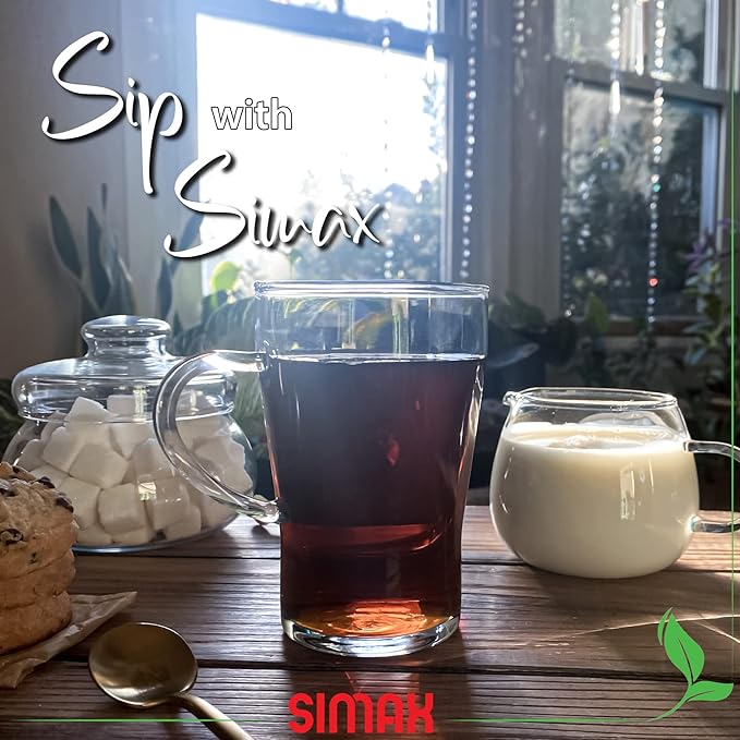 SIMAX Borosilicate Glass Sugar Bowl with Lid, 16 Ounce, Clear, Durable, Dishwasher Safe, Classic Style, Sugar Container, Coffee Beans, Nuts, Tea, Spices Holder, Made in Czech Republic