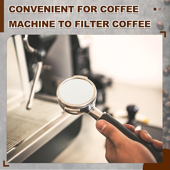 uxcell 300Pcs Coffee Filters,2.01 inch Disposable Round Paper Filter, Suitable with Home Office Use and Drip Coffee Maker, White