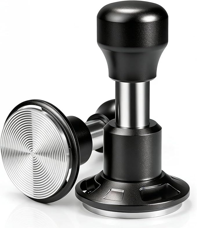 WYLOSUA® 51mm Constant Force Impact Coffee Tamper - Auto-Leveling & Impact Mechanism, Effortless Press for Stable Extraction - Essential for Pro/Home Espresso (Fits 51mm Portafilters)
