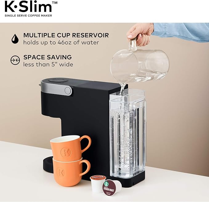 Keurig K-Slim Maker with Green Mountain Coffee Roasters Favorites Collection Variety Pack, 40 Count