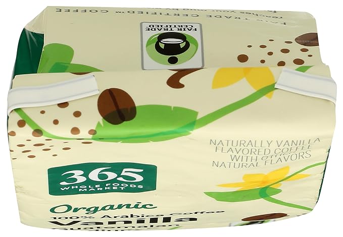 365 by Whole Foods Market, Organic Vanilla Guatemalan Medium Roast Ground Coffee, 12 Ounce
