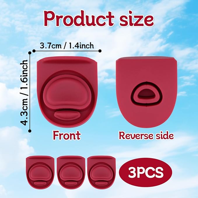 3pcs Replacement Silicone Stopper Seal Compatible with Owala FreeSip 24oz 32oz,Water Bottle Lid Cap Rubber Seal Parts for Owala 16/19/24/32/40oz Spout Gasket Mouthpiece Piece Accessories B3S7