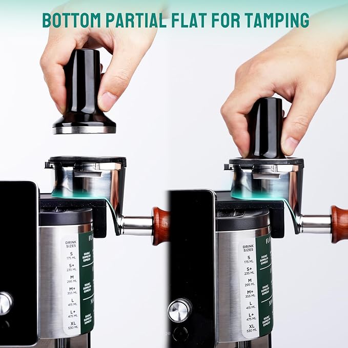 Bottomless Portafilter for Ninja Luxe Café ES601 & ES701C Models | Basket Not Included | Compatible with Stock Filter Basket | Ergonomic Wooden Handle