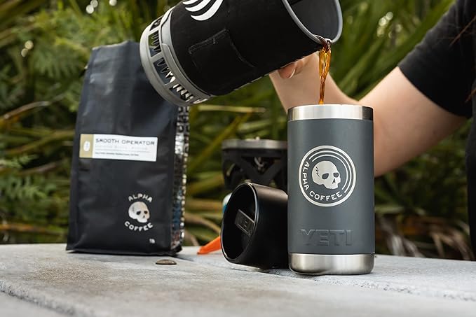 Alpha Coffee - Smooth Operator - 16 oz. Premium Espresso Blend - Gourmet Medium Roast Coffee | Veteran Owned - Specialty Small Batch Roasted Coffee | 100% Arabica Beans (Smooth Operator Espresso Grind)