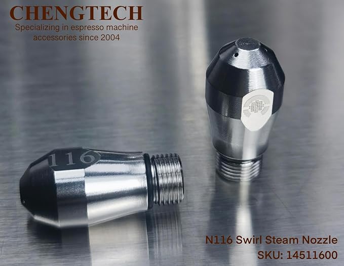 Stainless Steel Steam Nozzle Compatible with DLG EC885/9155/9255/9355/9555/9665/9865, SMEG & EUPA Coffee Machine
