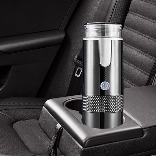 Portable Coffee Maker, Auto Mini Handheld Coffee Machine Cordless Type C Rechargeable with 1200mAh Battery for Travel Camping, Driving, Home and Office, Compatible for K Cup