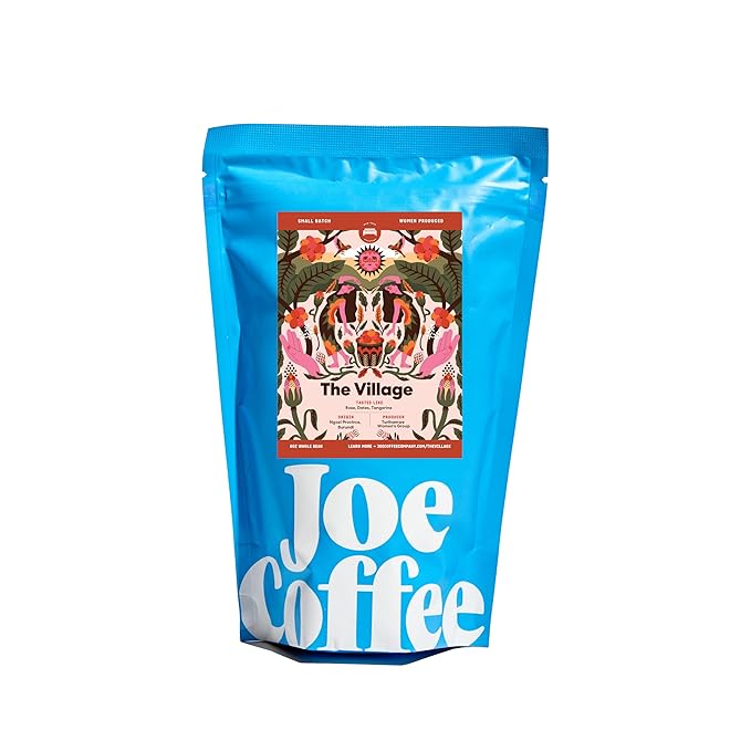 Joe Coffee Company - The Village Whole Bean Specialty Coffee, 6 oz Bag | Women-Produced, NYC Roaster, Rainforest Alliance Certified, Kosher, Climate-Friendly