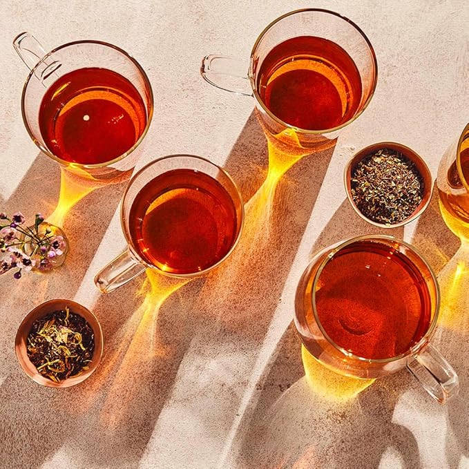 Palais des Thés - Blue of London - Earl Grey Black Tea, Bergamot & Cornflower - Premium Tea Bags, Serves 20 Cups