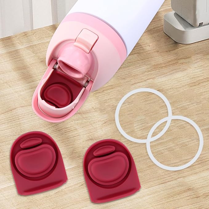 2 Sets Replacement Rubber Stopper and O Ring Gasket Compatible with Owala FreeSip 24oz 32oz,Water Bottle Lid Insert Cap Seal Parts for Owala 16/19/24/32/40oz Mouthpiece Accessories B2S6