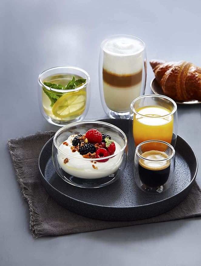 ZWILLING Sorrento 2-pc Double-Wall Glass Bowl Set, 9.4-oz, 280ml
