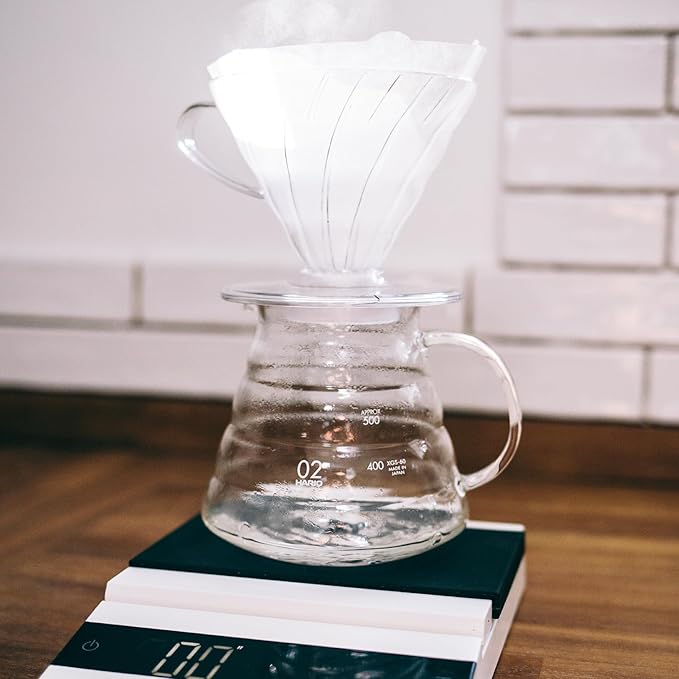 Hario V60 Paper Coffee Filter, Size 03, White, 100ct