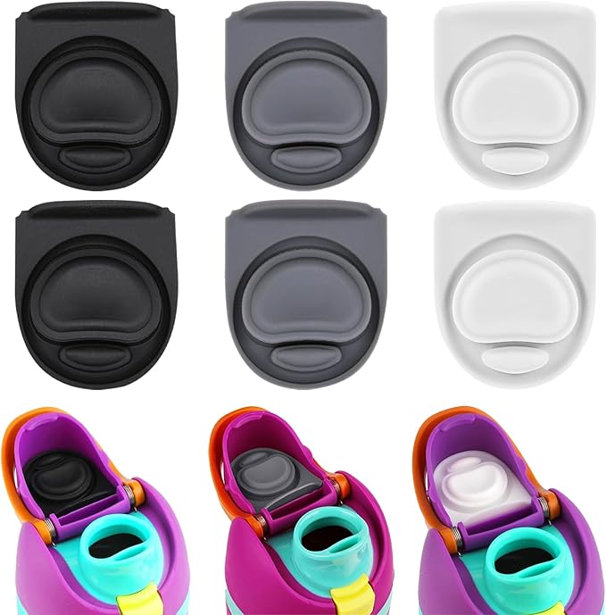 6 Sets Replacement Stopper and O Ring Gasket Compatible with Owala FreeSip 24oz 32oz,Water Bottle Lid Insert Cap Silicone Seal Parts for Owala 16/19/24/32/40oz Mouth Piece Accessories Z6S2
