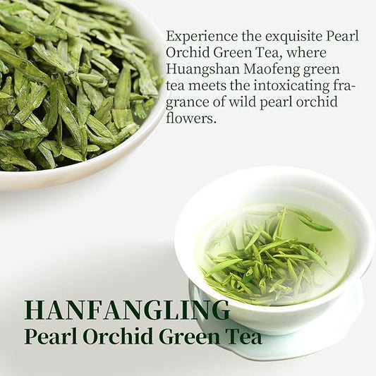 HANFANGLING Pearl Orchid Green Tea Huangshan Maofeng Green Tea Fresh And Refreshing Loose-Leaf