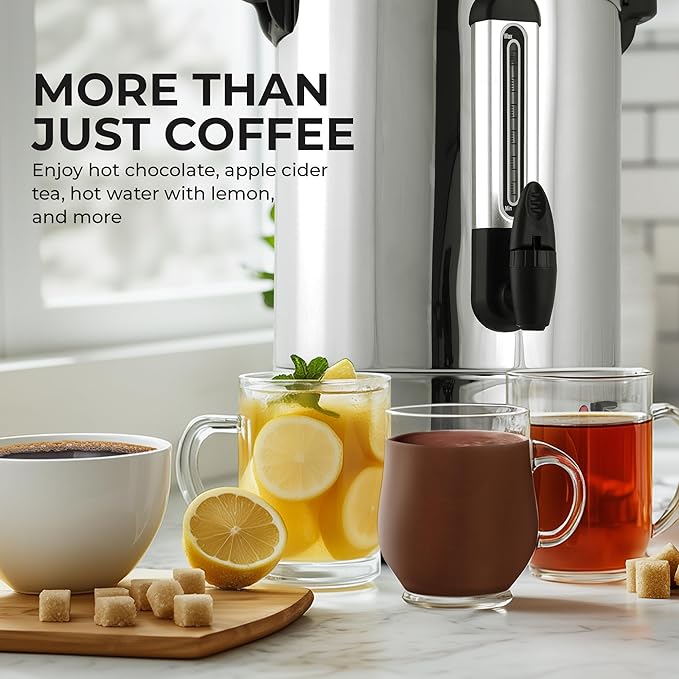 Zulay Kitchen Commercial Grade Coffee Maker Hot Water Urn