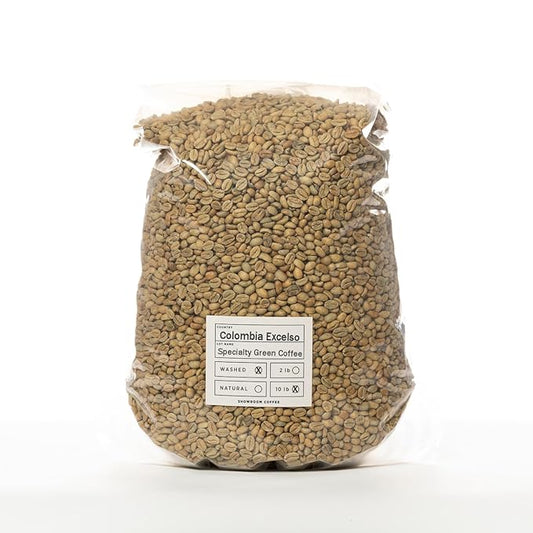 Colombia Excelso Unroasted Specialty Green Coffee Beans - Single Origin 100% Arabica - Bulk Wholesale Pricing (10 Pound Bag /4.5kg)