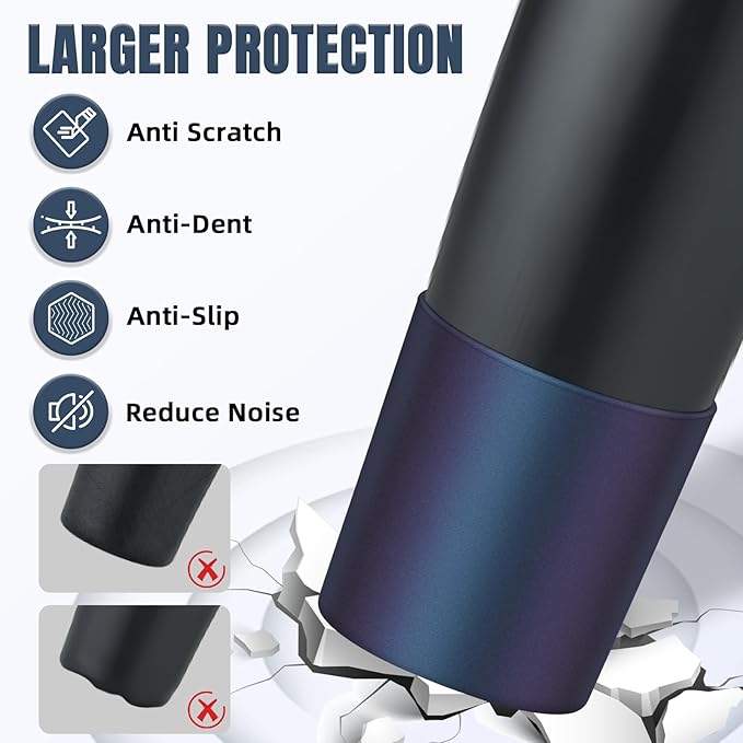 Silicone Higher Boot Compatible with Owala 30oz & 40oz FreeSip Sway Bottles & Tumblers, Large Protection Anti-slip Bottom Cover Sleeve for Freesip Sway Tumbler and Bottle