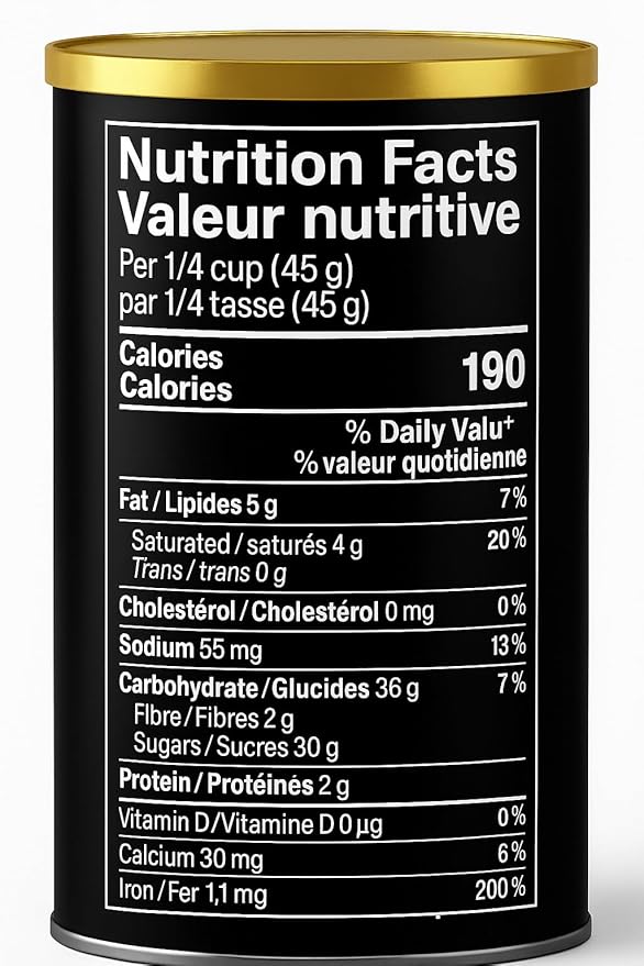 Ghirardelli Dark Chocolate & Cocoa Sweet Ground Powder, 3 lb Can