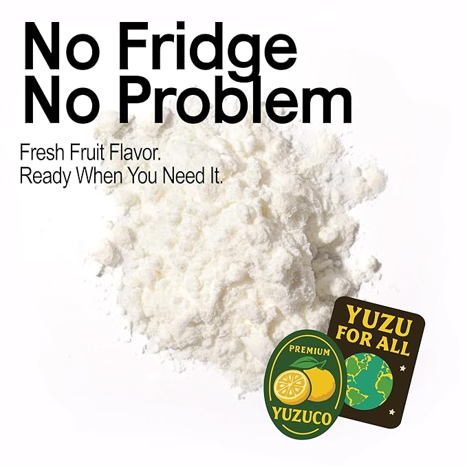 YUZUCO - Yuzu Juice Powder 3.5oz (100g) - Made in the USA - Convenient citrus for cooking, baking and drink making - When you need it dry