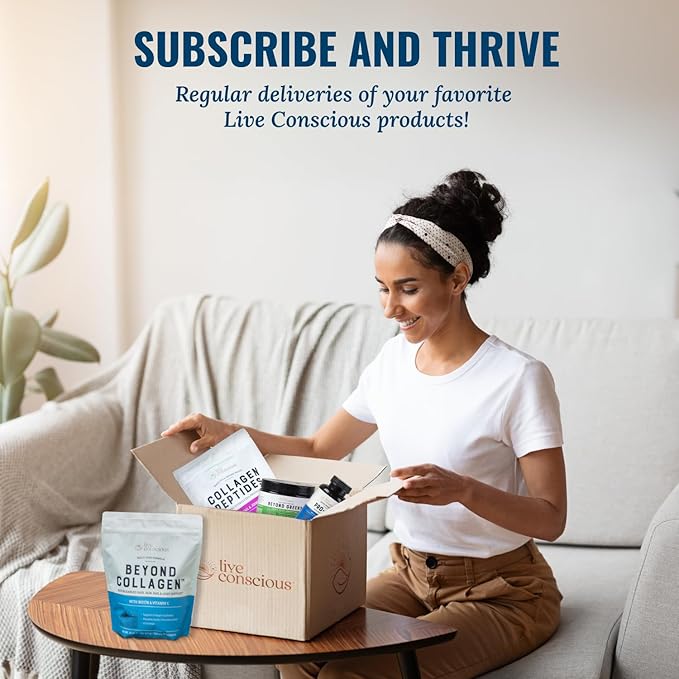 Live Conscious Beyond Brew - Coffee Alternative - Low Caffeine - Mushroom Complex w/Lion’s Mane, Reishi, Cordyceps & Chaga for Sustained Focus, Energy & Immunity - w/Prebiotics & Probiotics - 30