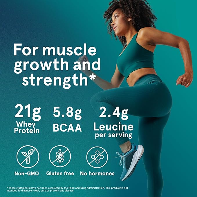 Puori Whey Protein Powder, Bourbon Vanilla - PW1 Pasture-Raised, Grass-Fed Whey Protein Powder Drink Mix containing BCAA Amino Acids - Post-Workout Supplement for Muscle Gain & Recovery - 60 Servings