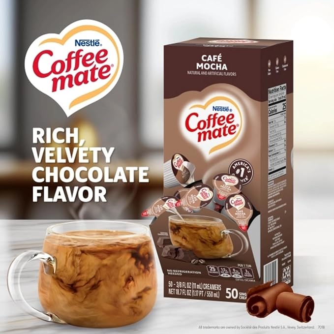 Coffee mate Nestlé® Coffee Creamer Café Mocha - liquid creamer singles
