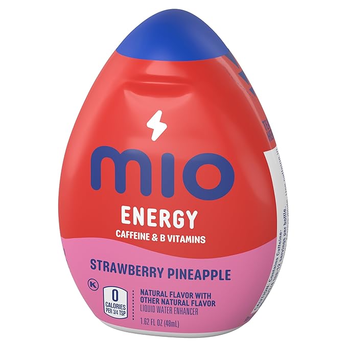 Mio Energy Liquid Water Enhancer, Strawberry Pineapple Smash, 1.62 OZ, 6-Pack