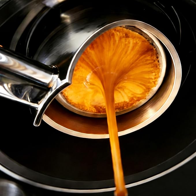 Bottomless Portafilter for Ninja Luxe Café ES601 & ES701C Models | Basket Not Included | Compatible with Stock Filter Basket | Ergonomic Wooden Handle