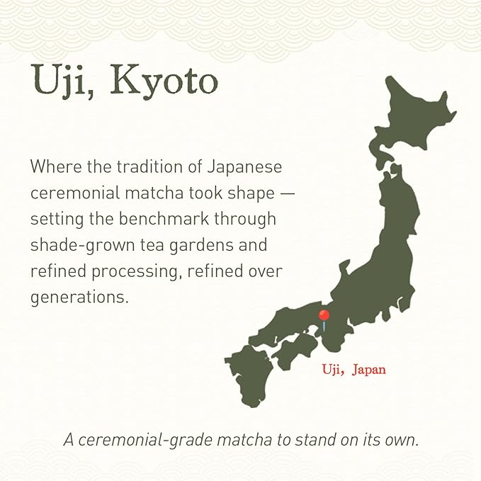 Japanese Ceremonial Grade Matcha Powder – USDA Organic | 3oz Tin | Smooth Taste with Low Bitterness | Calm, Clear Energy | Pure Matcha
