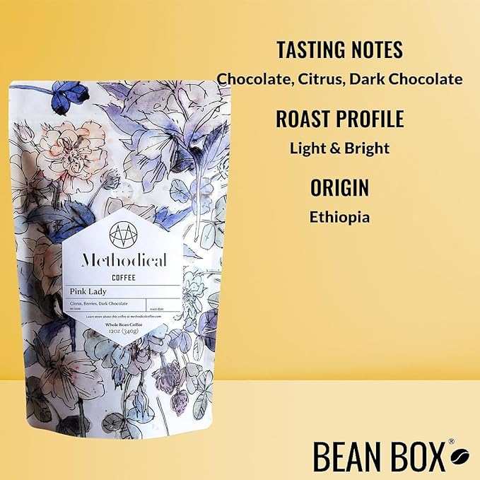 Pink Lady - Roasted by Methodical Roasting - Whole Bean Coffee - 2 Pound Bag