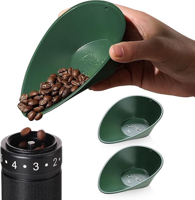 Bincoo Coffee Bean Dosing Cup, 2 Pack Dosing Tray Dosing Measuring Cup, Precise Coffee Measuring Tray for Grounds,Loose Leaf Tea, Spices, Hold about 30g