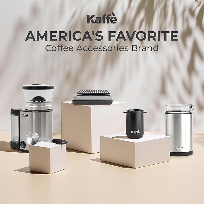 Kaffe Espresso Coffee Dosing Cup with Non-Stick Coating (54mm) - Metal Coffee Ground Dosing Cup for Portafilter - Compatible with 54mm Espresso Machines - Espresso Machine Accessories & Tools
