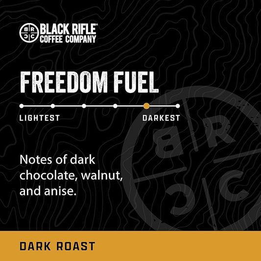 Black Rifle Coffee Company Dark Roast Coffee Pods – 100% Arabica, Bold, Smoky Single-Serve K-Cup Compatible – Veteran-Founded Premium Coffee – Freedom Fuel – 12 Count