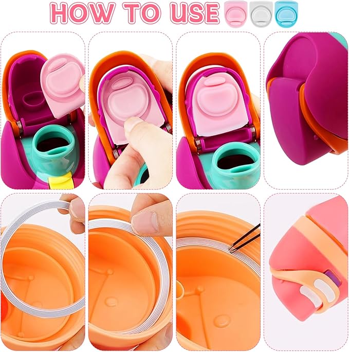 3 Sets Replacement Seal Gasket Stoppers for Owala Freesip Cap Mouth,Silicone O Sealing Ring Parts Water Bottle Top Lid Accessories for Owala Freesip 16/19/24/32/40oz 3p1-a05