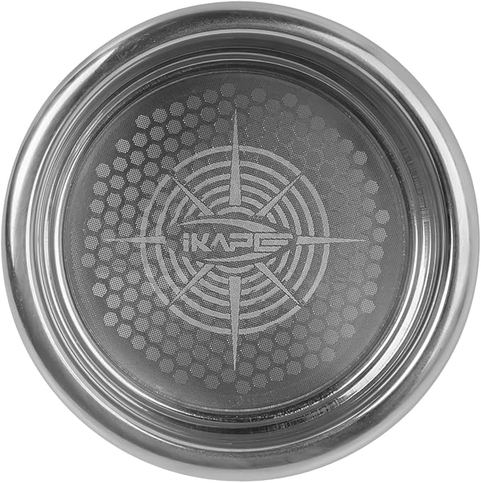 IKAPE 58mm Espresso Filter Basket, 20g High Precision Extraction Portafilter Basket, Fits for 58mm Coffee Machines(Honeycomb)