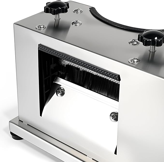 Electric Pea Sheller, Pea Sheller Machine for Kitchen, Stainless Steel Pea Peeler for Home Restaurant, Semi Automatic Bean Pea Sheller (110V)