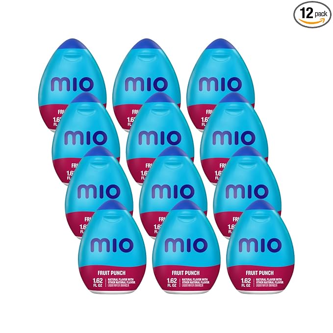 MiO Liquid Water Enhancer, Fruit Punch, 1.62 Ounce (Pack of 12)