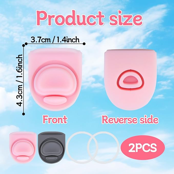 2 Sets Replacement Stopper and O Ring Gasket Compatible with Owala FreeSip 24oz 32oz,Water Bottle Lid Insert Cap Rubber Seal Parts for Owala 16/19/24/32/40oz Mouth Piece Accessories