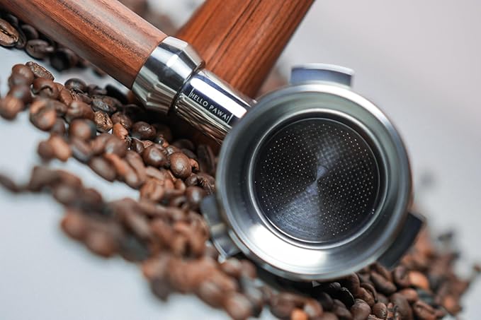 Pawa Bottomless Portafilter 54mm - Includes Filter Basket | Compatible with Breville Barista Express and 54mm Breville Machines
