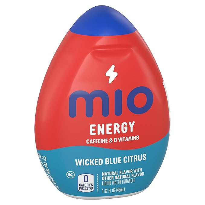 Mio Energy Liquid Water Enhancer, Wicked Blue Citrus, 1.62 Oz (Pack of 10)