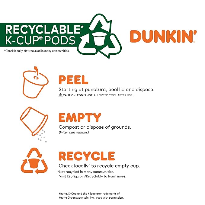 Dunkin’ Butter Pecan Artificially Flavored Coffee, K-Cup Pods, 60 Ct.