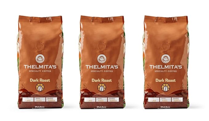 6 lbs — Dark Roast — 8 Bags — Dark Roast, Honduran Coffee, Whole Bean — Single Origin, Single Estate, Specialty Beans — Intense Flavor with Rich Creamy, Nutty, Smooth Chocolate Notes and Low-Acid — Freshly Roasted, Yearly Harvested