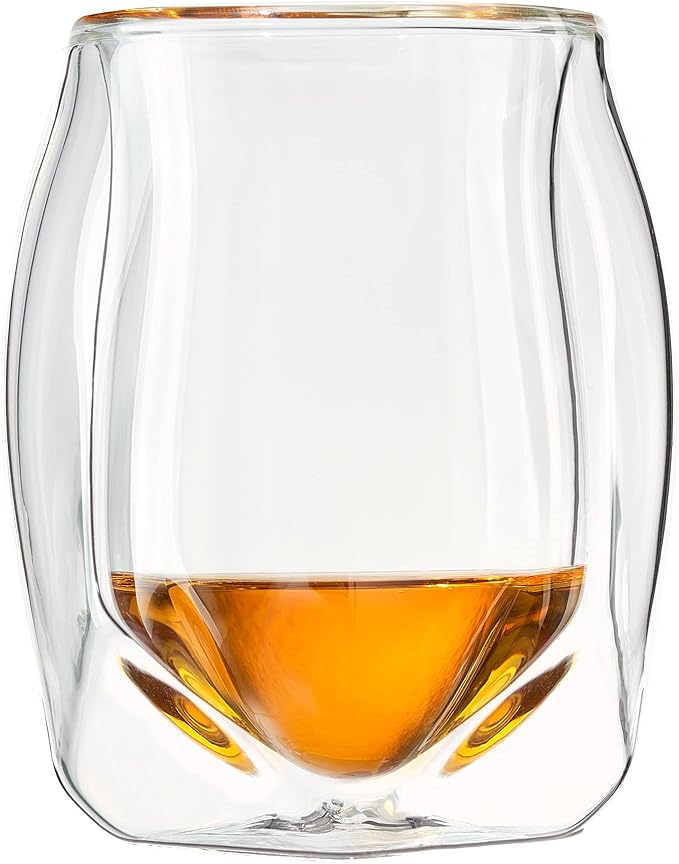 NORLAN WHISKY GLASS (Clear Single Glass with Polishing Cloth)