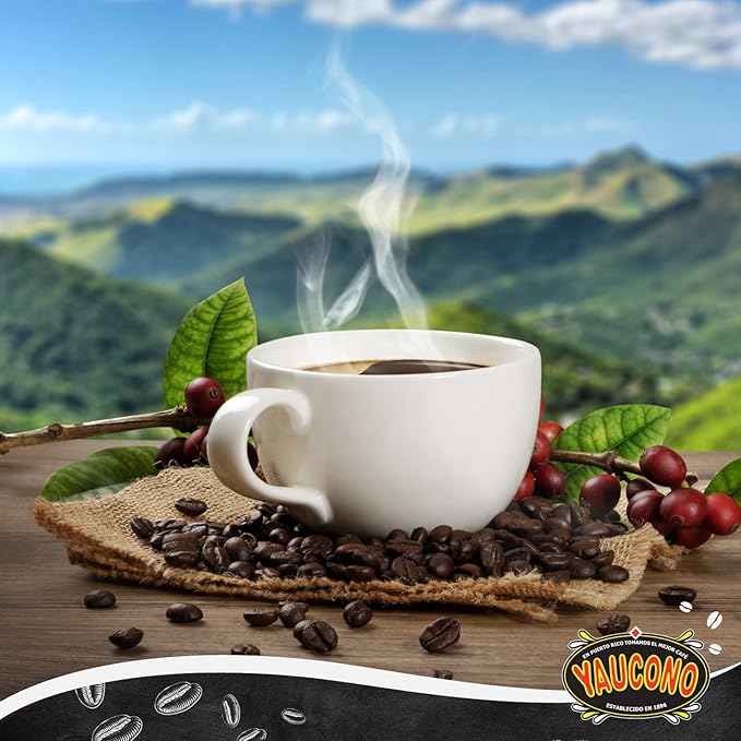 Yaucono Ground Coffee Bagged, Arabica Medium Roast, 14 Ounce (Pack of 1)