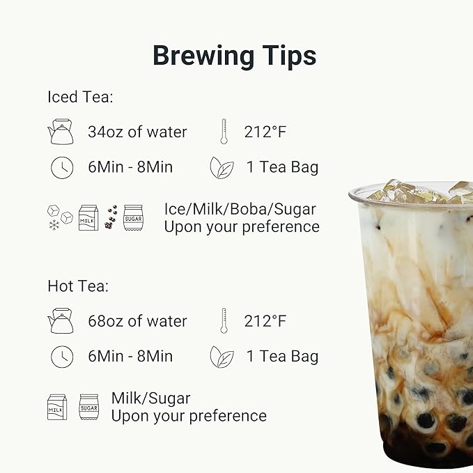 Dong Jyue Premium Roasted Oolong Tea, Commercial-Use Tea Bags, 25g Large Bags, 24 Count (Pack of 1), Taiwanese Roasted Oolong Tea for Oolong Milk Tea, Bubble Tea | Enjoy Hot or Iced | 21.16 oz / 600g Total