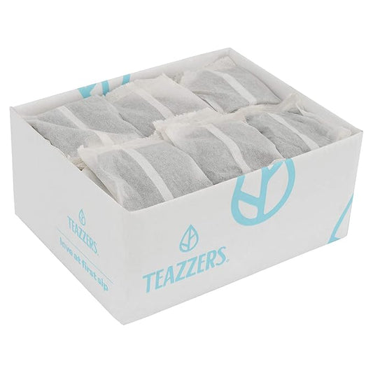 Teazzers Premium All-Natural Green Tea Bags – Great for Foodservice Commercial Ice Tea Brewers | Unsweetened USA-Made Bulk Green Tea for Restaurants, Cafés & Home Brewing (1 Ounce, 96 Count)