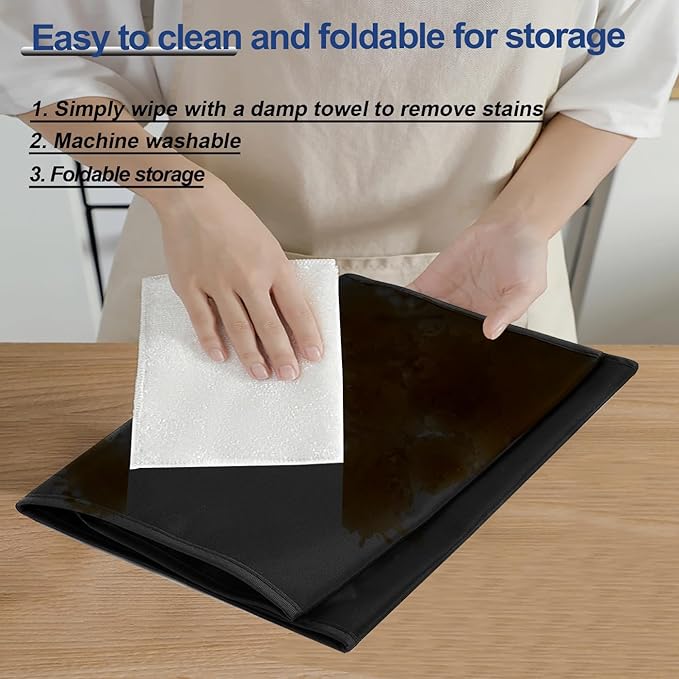 Dust cover for Keurig Single Serve K-Cup Pod Coffee Maker, Heavy Duty Waterproof Coffee Machine Cover for Keurig K-Express, K-Mini and K-Iced Single Serve K-Cup Pod Coffee Maker (Black)