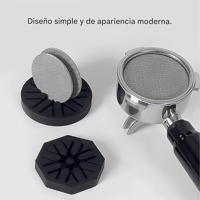 YOUTHINK Puck Screen Stand, Portafilter Silicone Basket Stand Compact Small Stable Quick Drying Coffee Filters Stand Holder for Home Apartment Office Coffee Shop