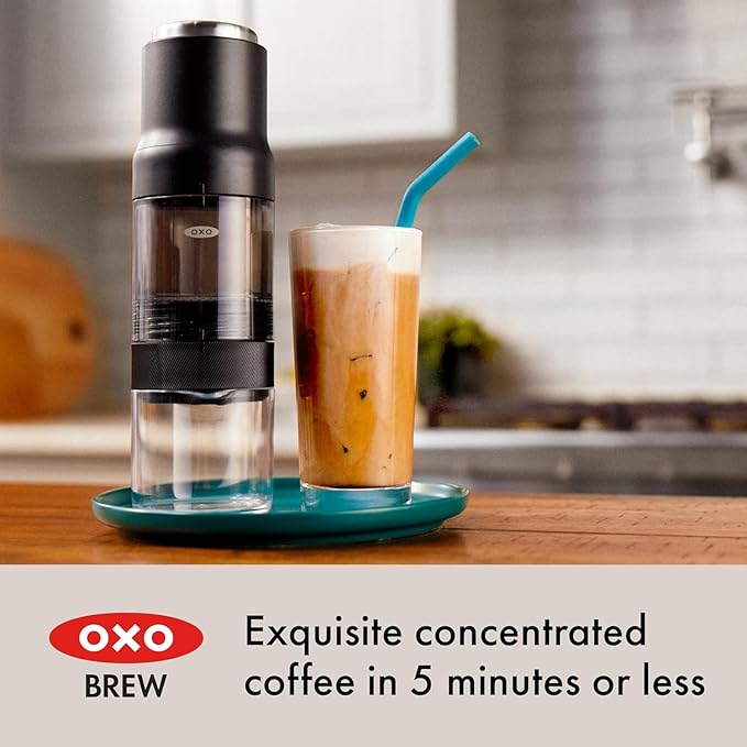 OXO Brew Rapid Brewer | Portable Manual Hot & Cold Coffee Maker | No Power Needed | Pack of 4